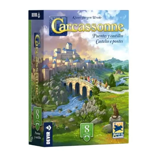 Carcassonne Expansión 8: Puentes y Castillos (Tercera Edición)
