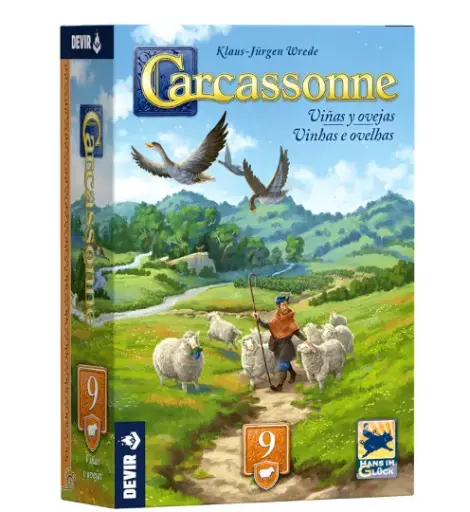 Carcassonne Expansión 9: Viñas y Ovejas (Tercera Edición) 