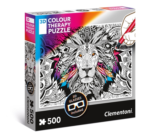 [35051]  Lion Color Therapy 500 Piezas