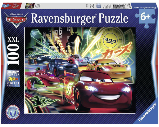 [10520] Cars Neon, Rompecabezas 100 Piezas