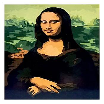 Pinta por Número Mona Lisa 40x50