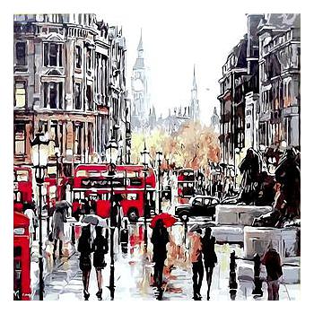 Pinta por Número Londres 40x50