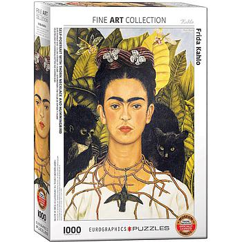 Autorretrato con Collar de Espinas y Colibrí, Frida Kahlo