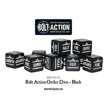 Bolt Action Orders Dice - Negros (12)