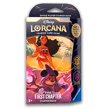 Disney Lorcana Starter Deck Amber/Amethyst First Chapter