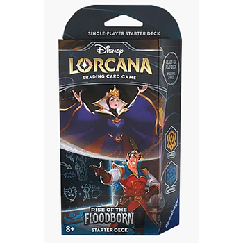 Disney Lorcana Starter Deck Amber/Sapphire Rise of the Floodborn