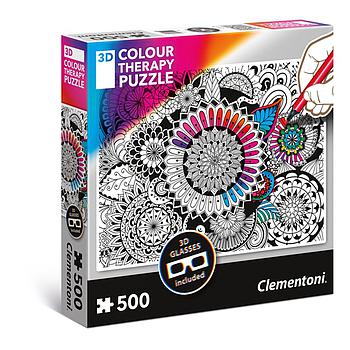 Mandala Color Therapy Puzzle